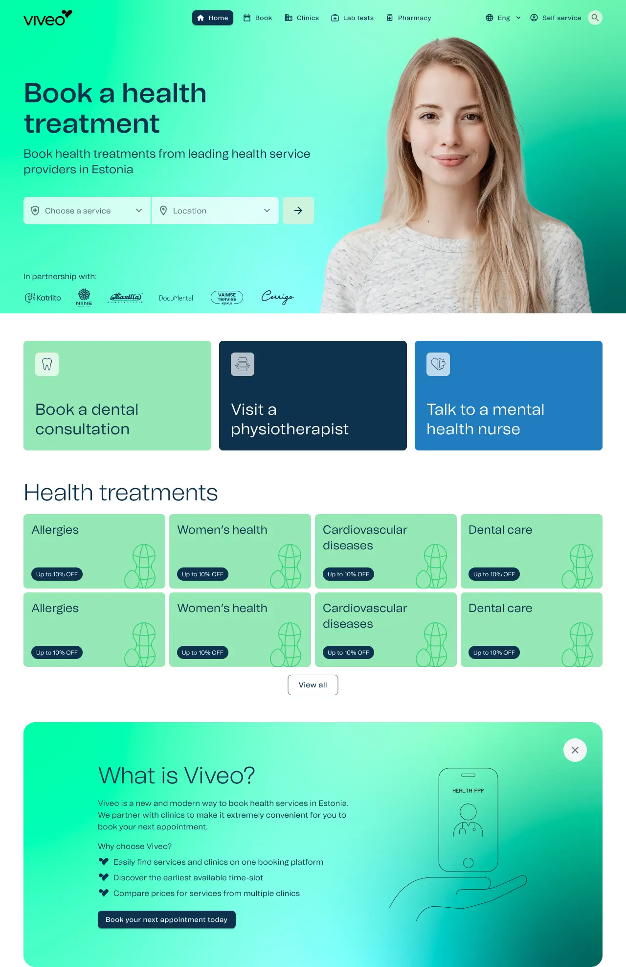 Simplifying healthcare booking across a complex patient platform