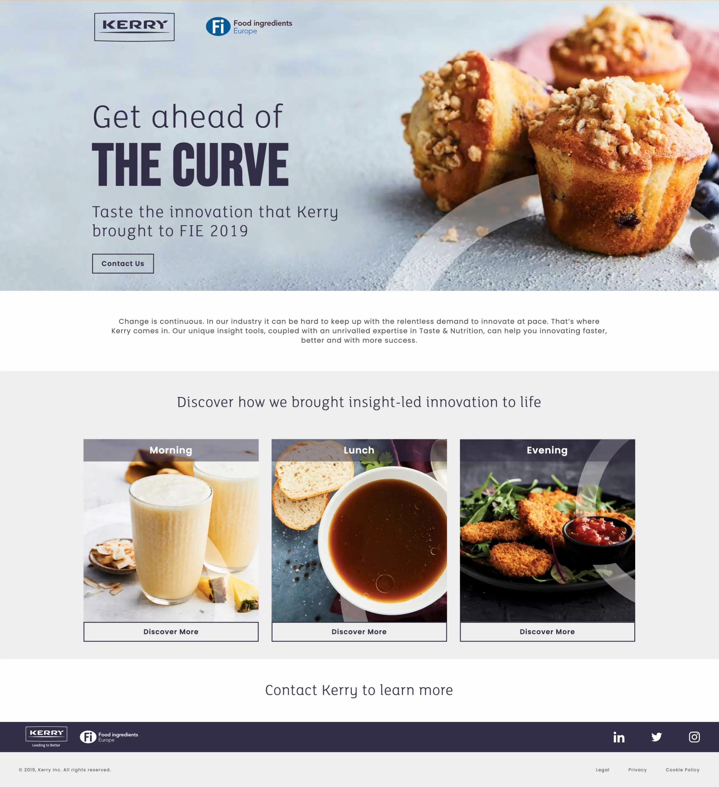 Get ahead of the curve